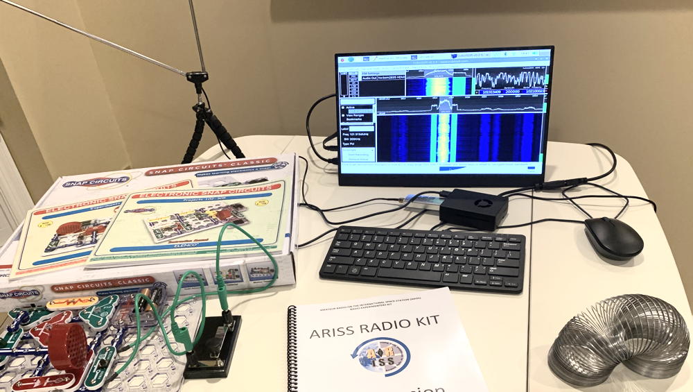 Items included in the Space Pioneers Amateur Radio Kit Initiative (SPARKI)